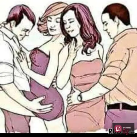 Fotografia de casal procura casal